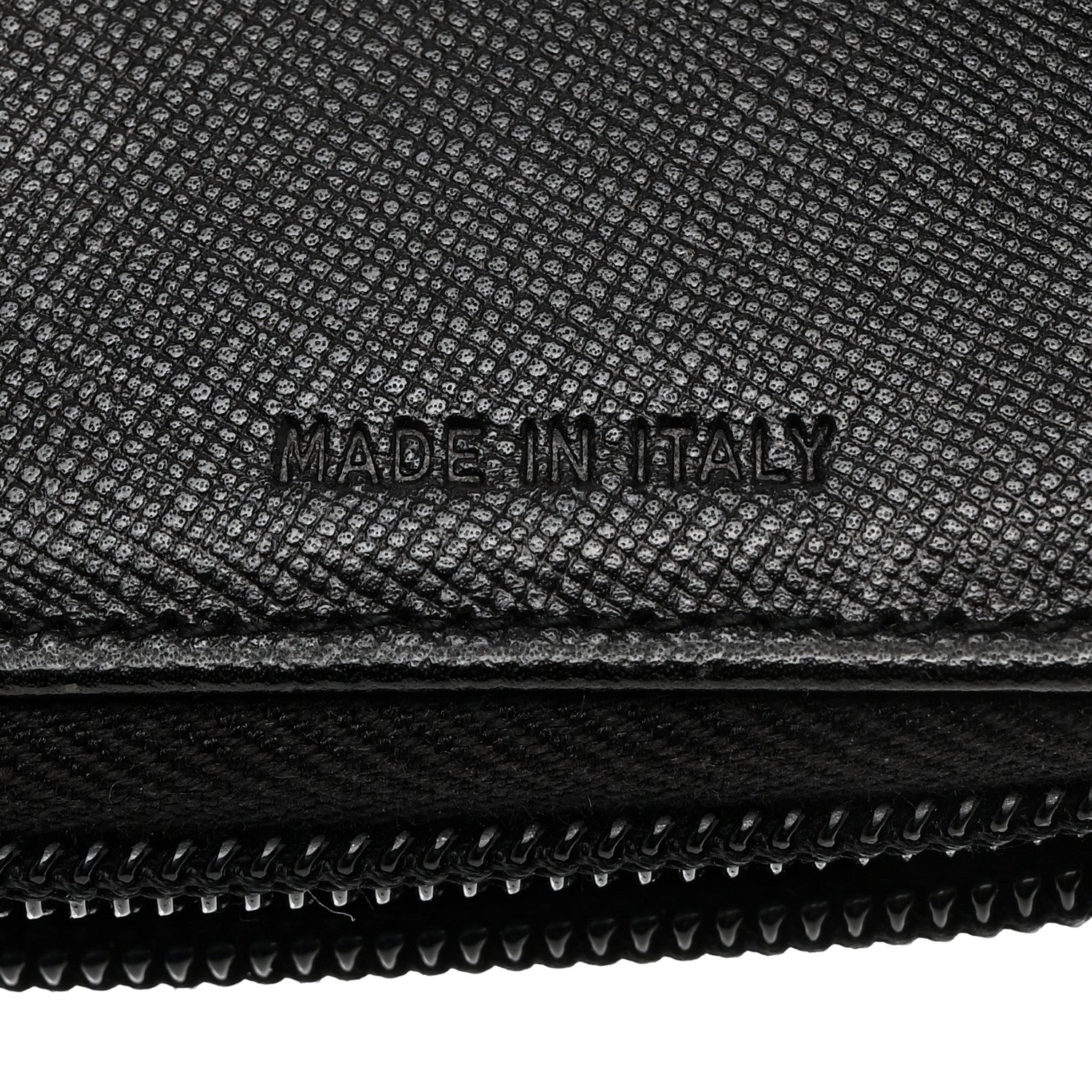 Prada Saffiano Metal Compact Wallet Black 8 of 12