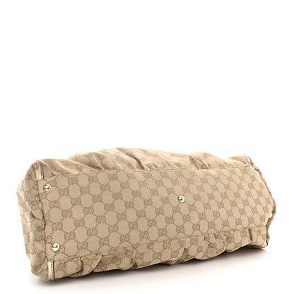 Gucci Monogram Large D Gold Hobo Gold 4 of 19
