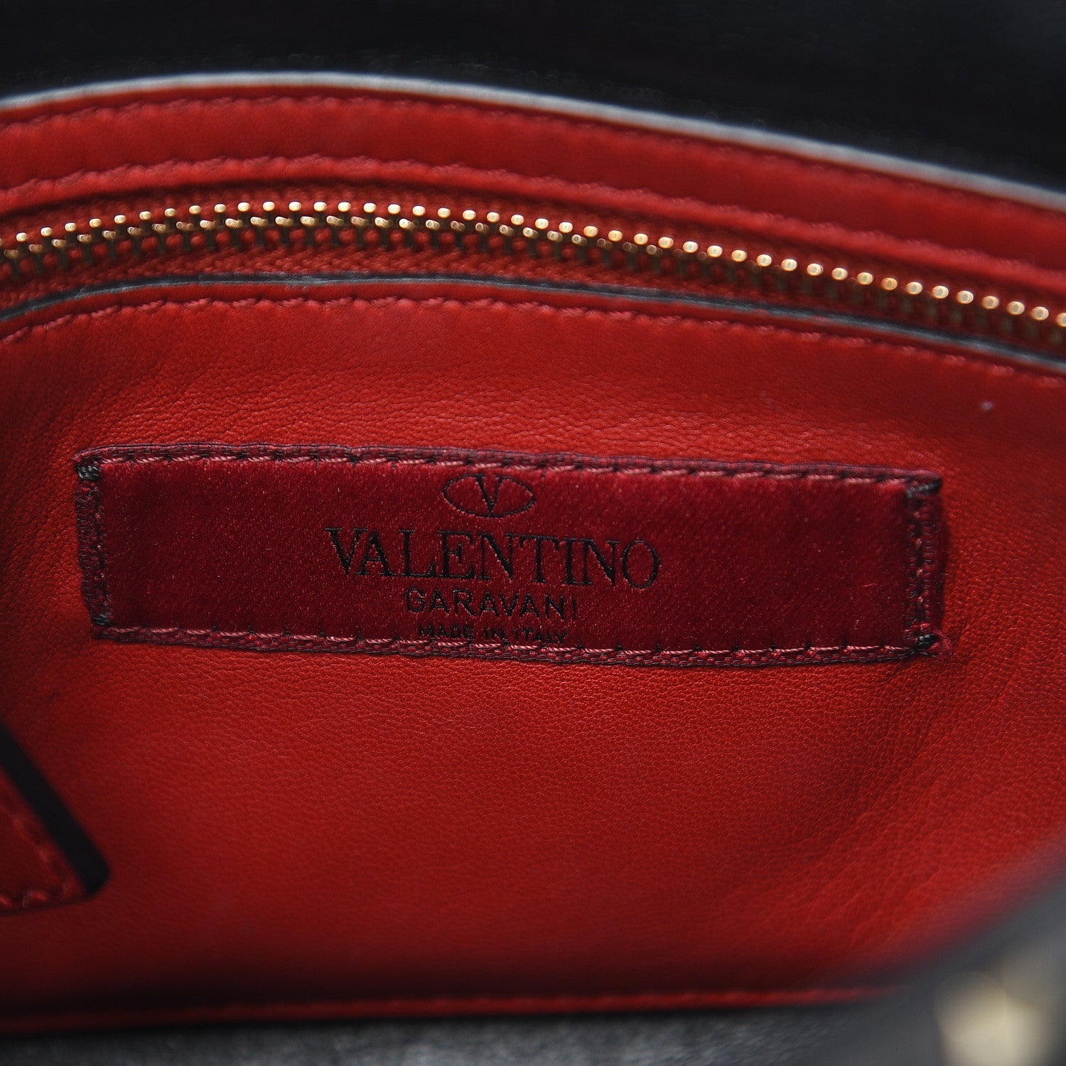 Valentino Garavani Lambskin Medium Rockstud Spike Shoulder Bag Black 6 of 13