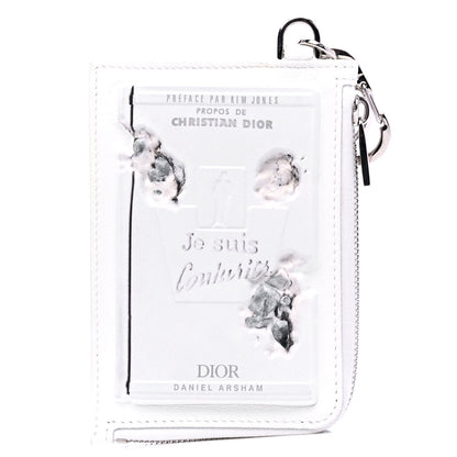 Christian Dior X DANIEL ARSHAM Grained Calfskin Zip Charm White 2 of 6