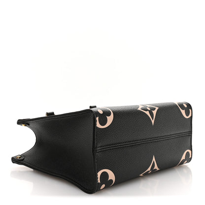 Louis Vuitton Empreinte Monogram Giant Onthego PM Black Beige 4 of 10