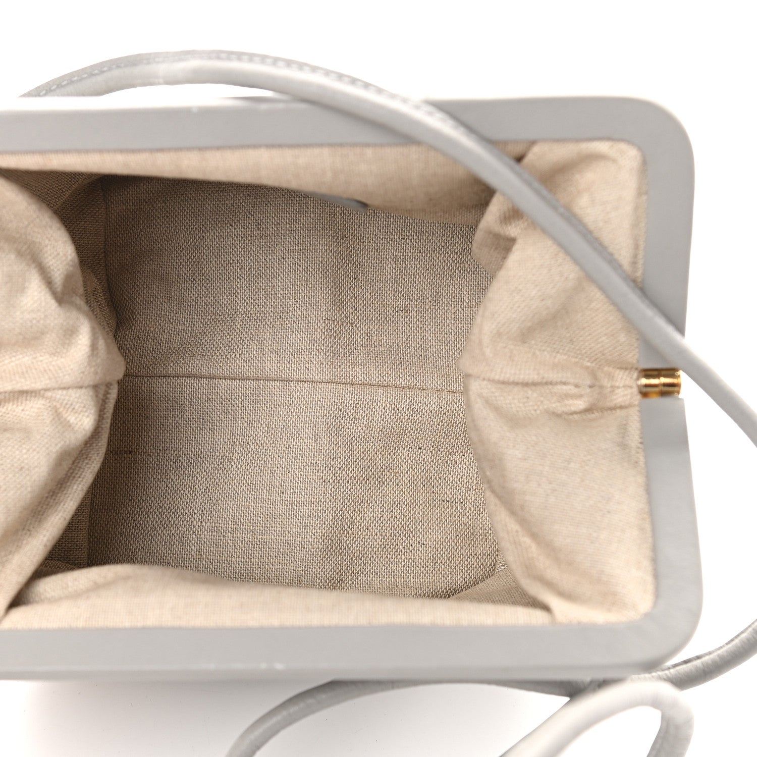 Mansur Gavriel Lambskin Mini Bloom Shoulder Bag Gray 5 of 9