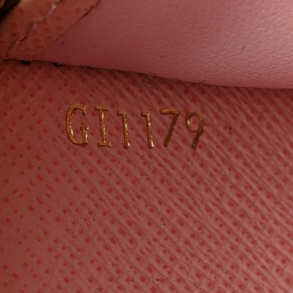 Louis Vuitton LOUIS VUITTON Damier Ebene Zippy Wallet Rose Ballerine 7 of 9
