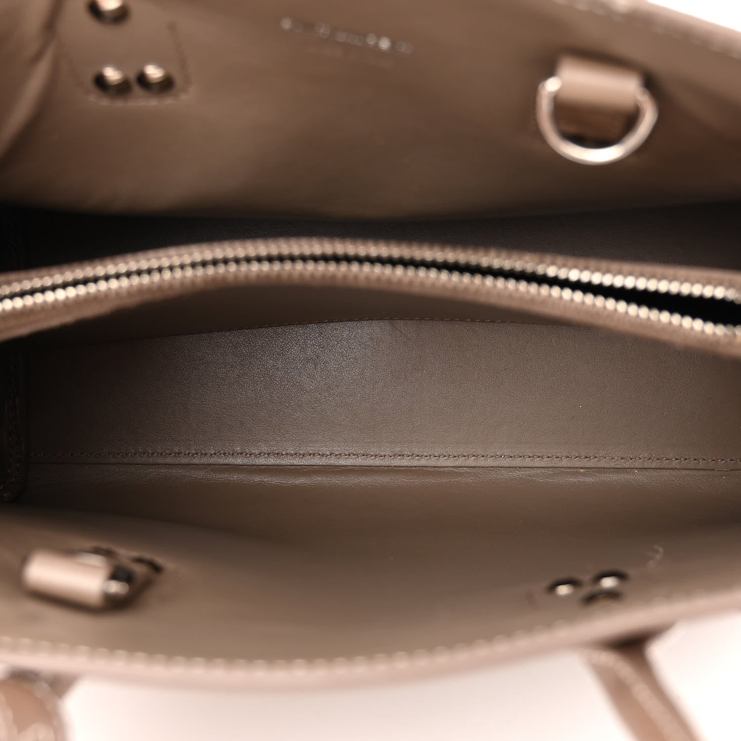 Saint Laurent Grained Calfskin Topstich Baby Sac De Jour Taupe 5 of 11