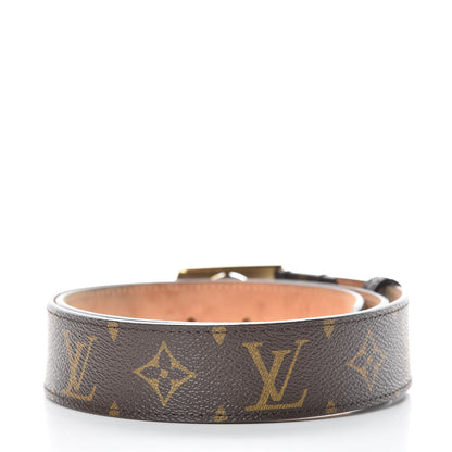 Louis Vuitton Monogram LV Cut Belt 85 34 3 of 11