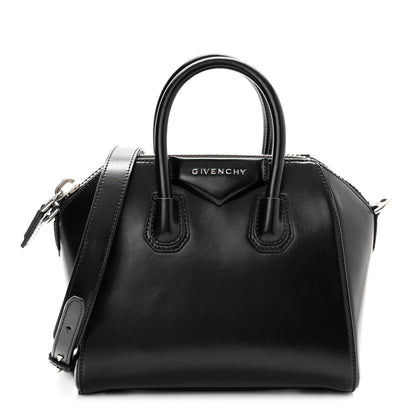 Givenchy Shiny Lord Calfskin Mini Antigona Black 1 of 10