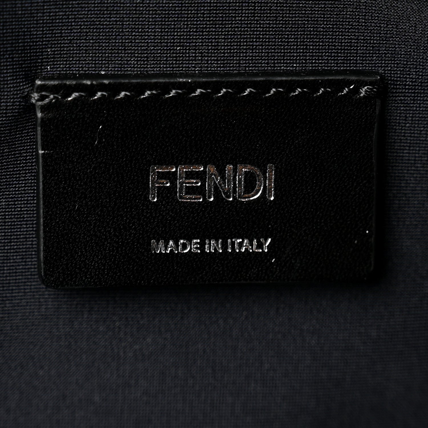 Fendi X SARAH COLEMAN Fabric Jacquard Vitello Grace Light Woven Lanyard FF Vertigo Pouch Pocket Backpack Tobacco Moro Black 6 of 10