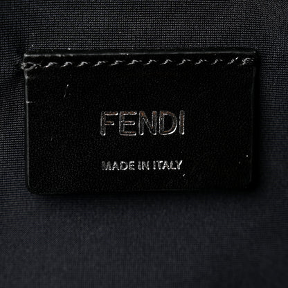 Fendi X SARAH COLEMAN Fabric Jacquard Vitello Grace Light Woven Lanyard FF Vertigo Pouch Pocket Backpack Tobacco Moro Black 6 of 10