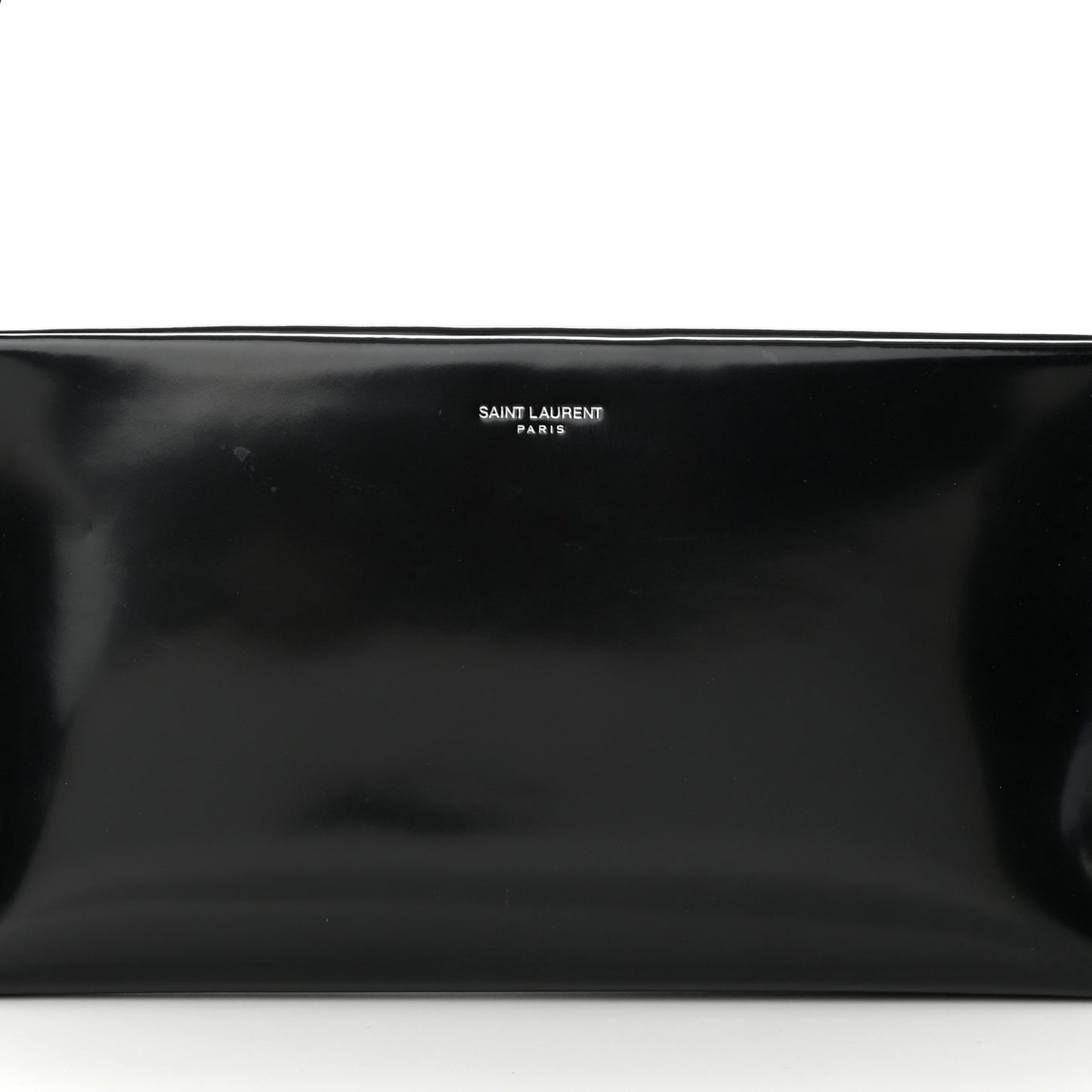 Patent Calfskin Small Suzanne Rigid Shoulder Bag Black
