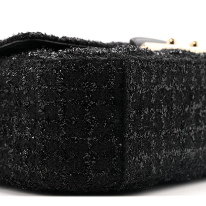 Christian Dior Tweed Medium Miss Dior Flap Black 9 of 12