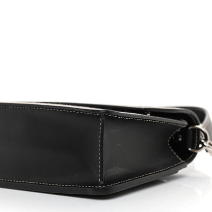 Burberry Cotton Canvas Horseferry Print Crossbody Black 8 of 10
