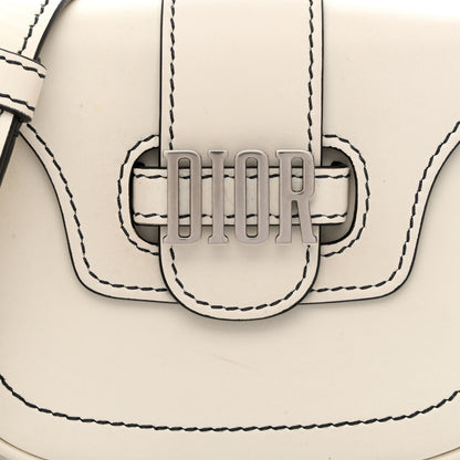 Christian Dior Calfskin Mini D Fence Saddle Bag White 9 of 12