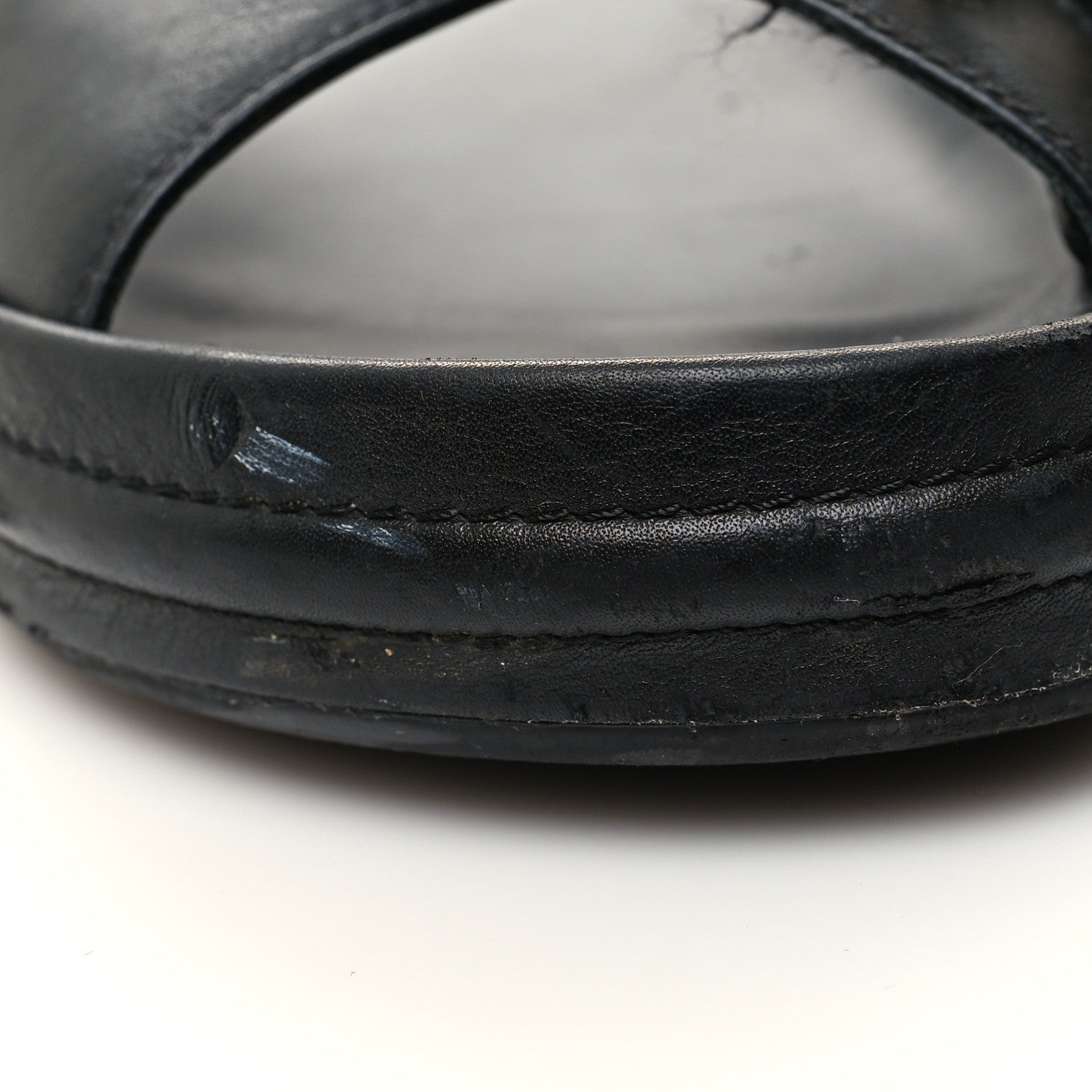 Fendi Vitello Womens Fendigraphy Slide Sandals 38.5 Black 9 of 10
