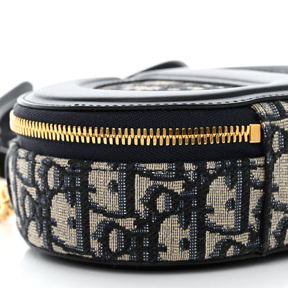 Christian Dior Oblique CD Signature Oval Crossbody Camera Bag Blue Multicolor 10 of 11