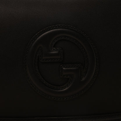 Gucci Calfskin Large Blondie Top Handle Bag Black 8 of 10