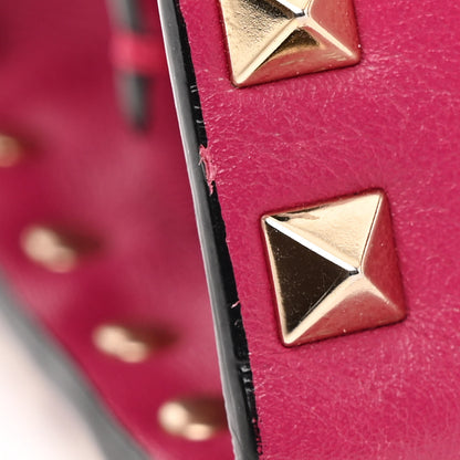 Valentino Garavani Vitello Rockstud Tote Deep Cyclamin 18 of 21