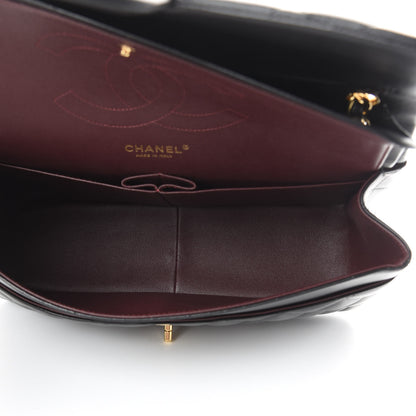 Chanel Lambskin Quilted Jumbo Double Flap Black 5 of 14