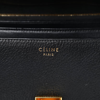 Celine Goatskin Medium Classic Box Flap Bag Black 6 of 13