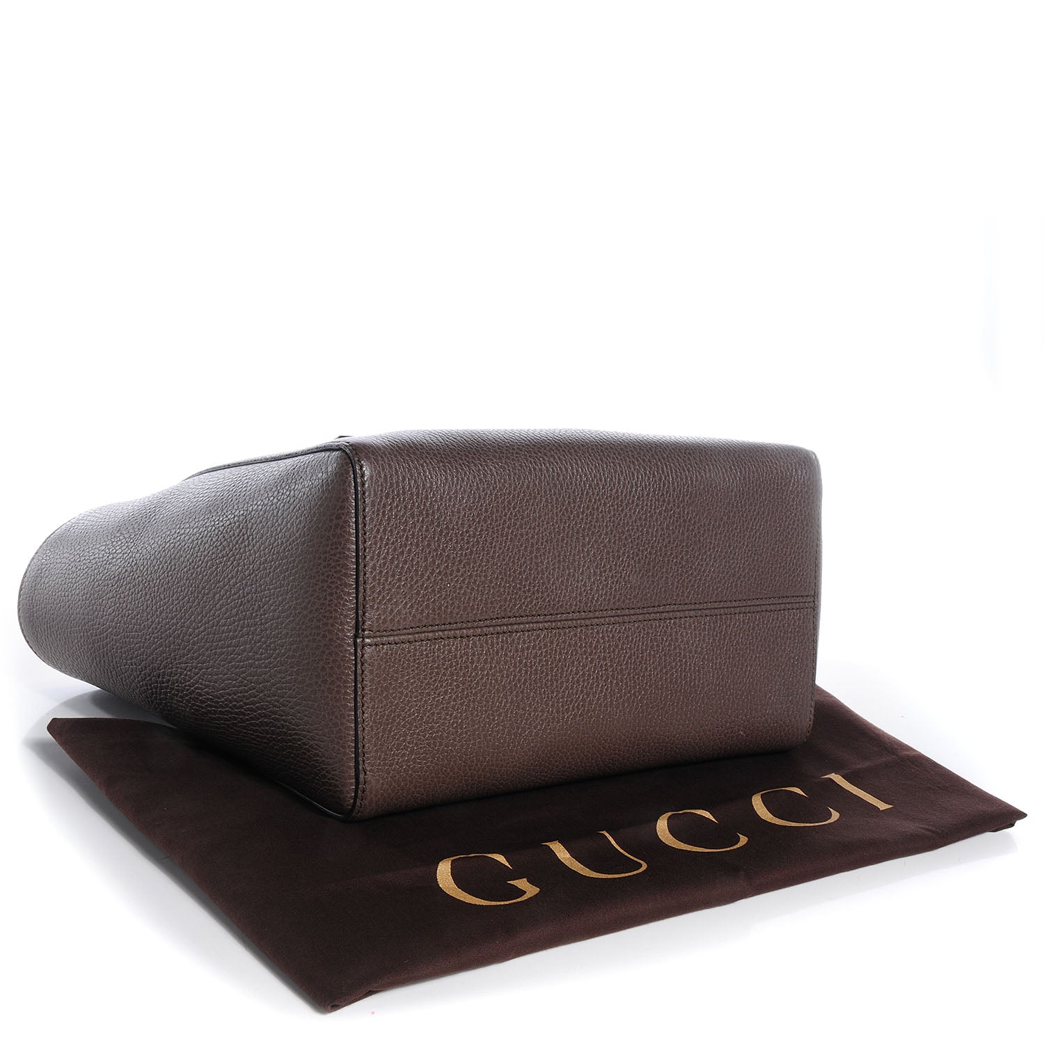 Gucci Dollar Calfskin Small Swing Tote Grey Field Soft Pink 6 of 19