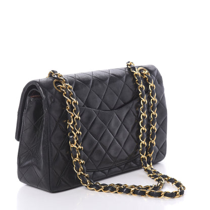 Chanel Lambskin Quilted Small Double Flap Black 2 of 8