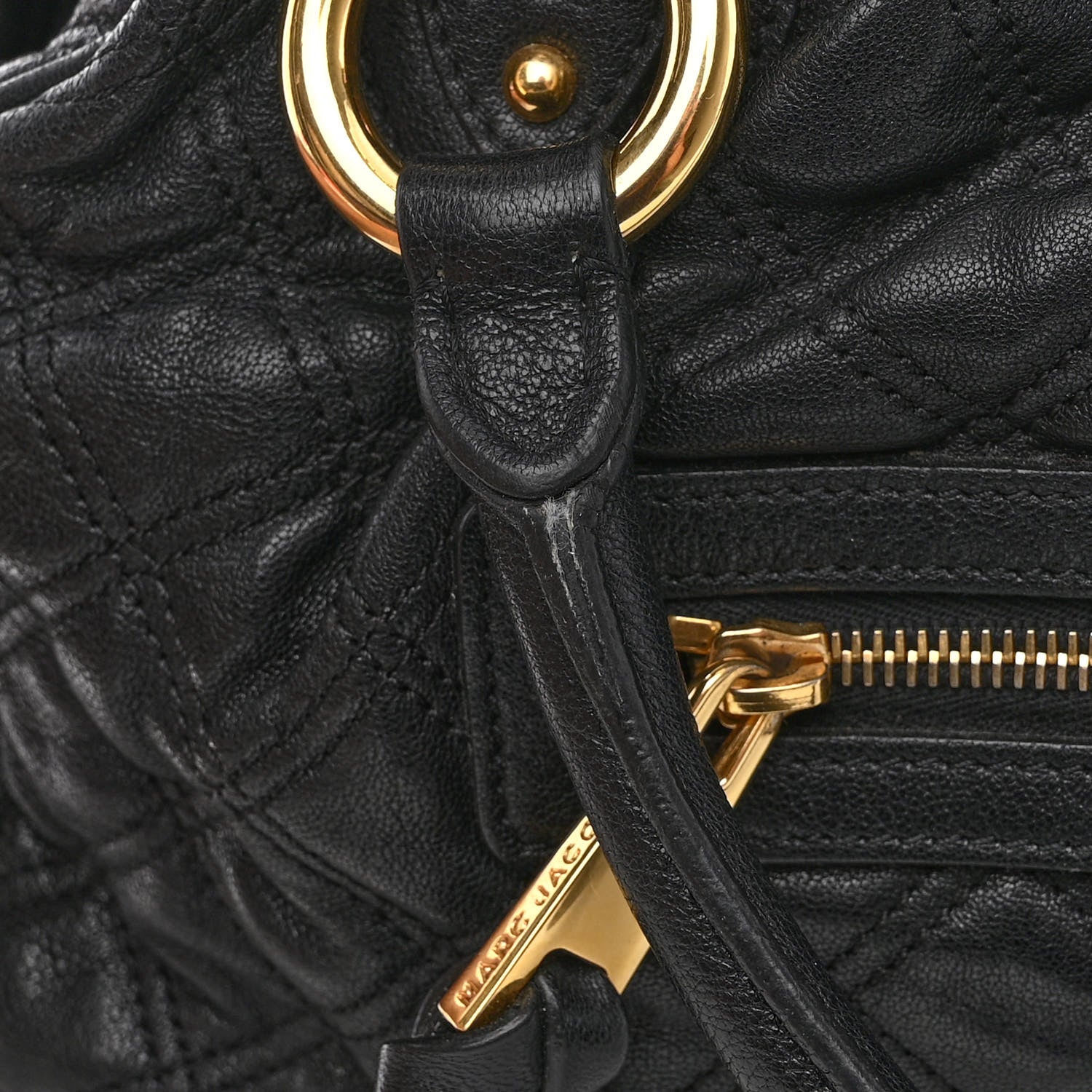 Marc Jacobs Calfskin Quilted Stam Black 15 of 19