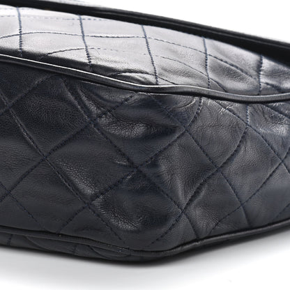 Chanel Lambskin Quilted Tassel Camera Case Navy 10 of 14