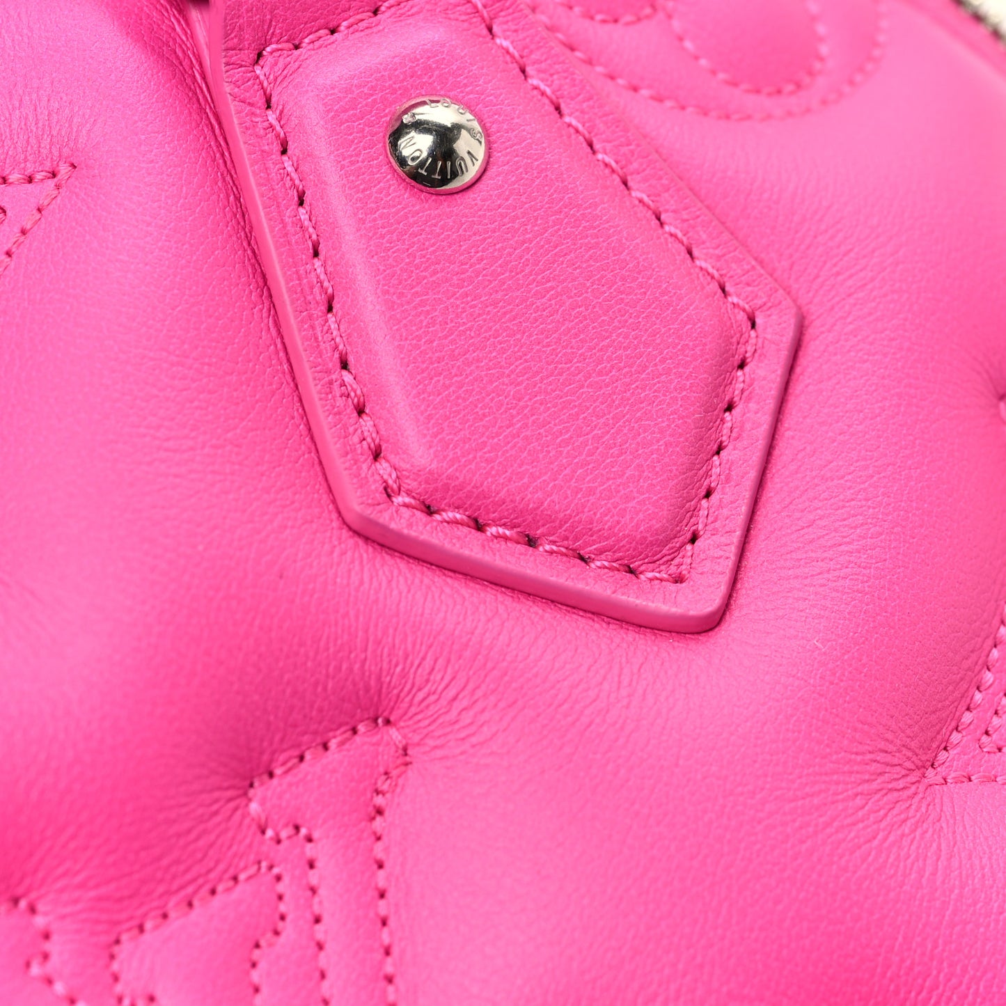 Calfskin Bubblegram Alma BB Rose Miami