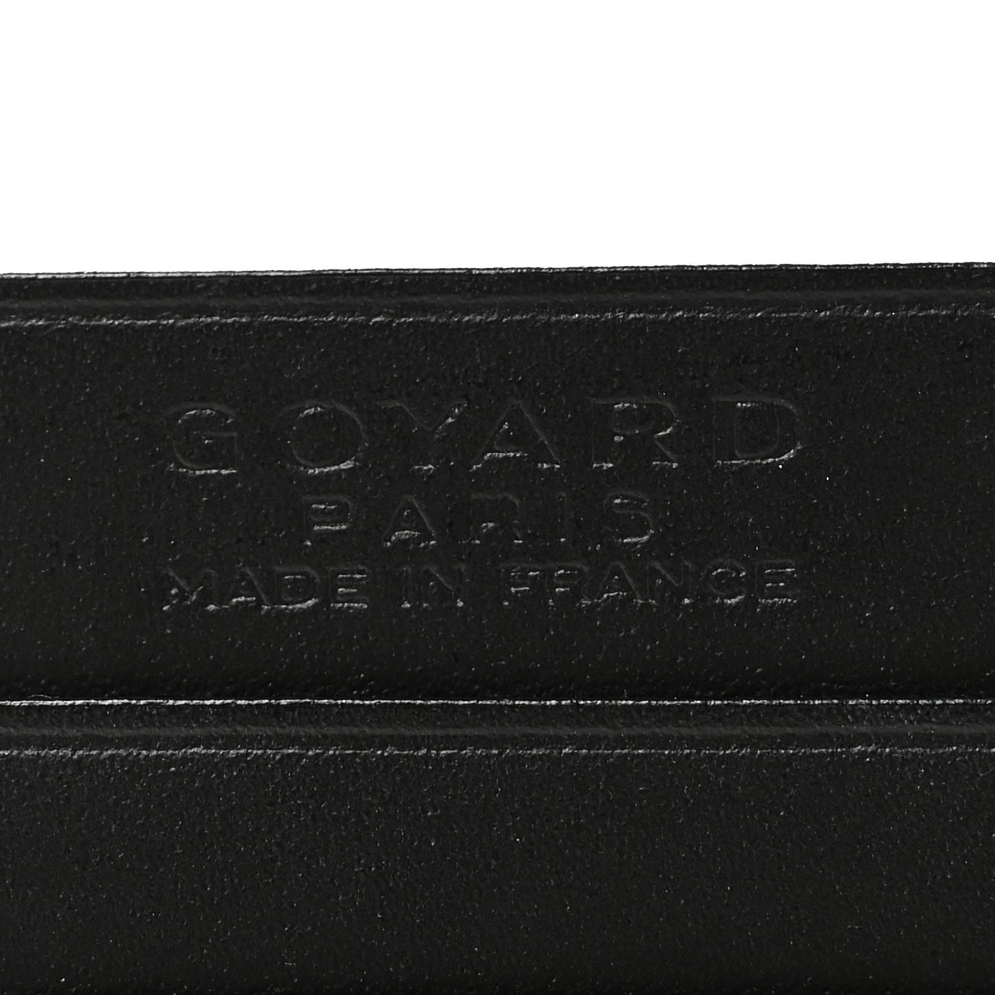 Goyardine Saint Sulpice Card Holder Black