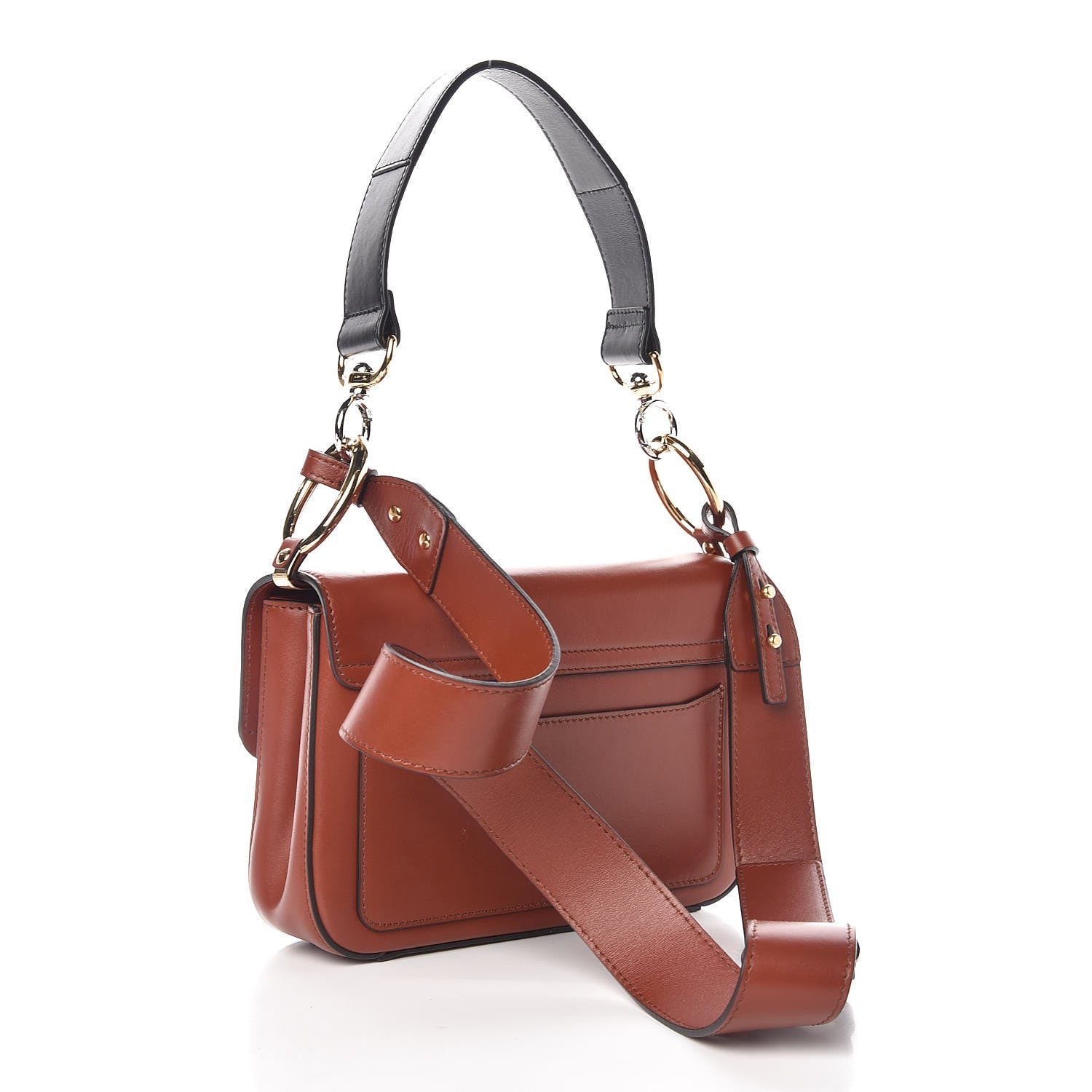 Chloe Calfskin Small C Double Carry Sepia Brown 4 of 10
