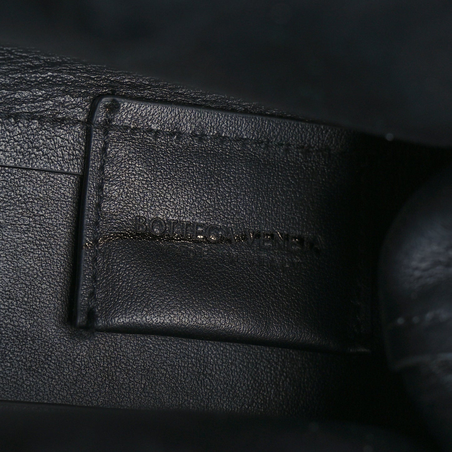 Calfskin Small The Point Triangle Bag Black