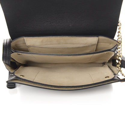 Chloe Suede Calfskin Small Faye Shoulder Bag Black 5 of 10
