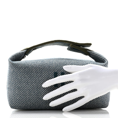 Hermes Wool Small Bride-A-Brac H Natte Pouch Bleu Abysse 2 of 8
