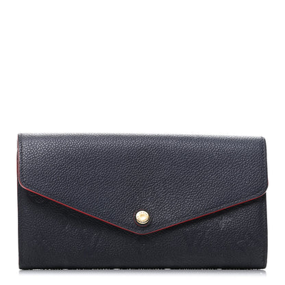 Louis Vuitton Empreinte Sarah Wallet NM Marine Rouge 1 of 9