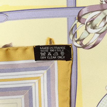 Hermes Silk Couvertures Et Tenues de Jour Pocket Square 3 of 5