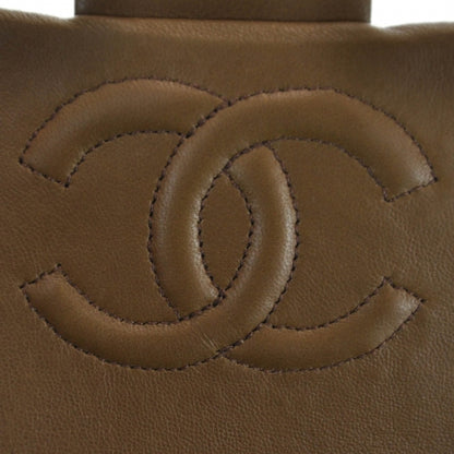 Chanel Lambskin Quilted Mini Flap Brown 9 of 10
