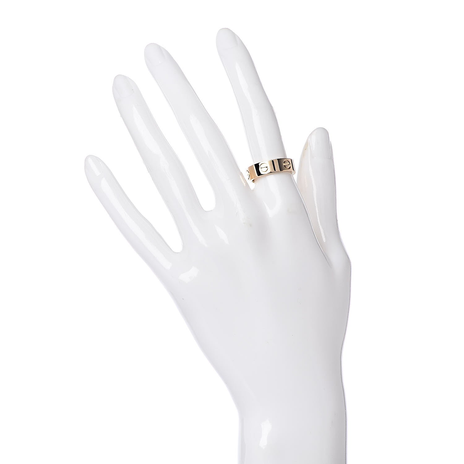 Cartier 18K Yellow Gold 5.5mm LOVE Ring 53 6.25 2 of 4