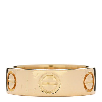 Cartier 18K Yellow Gold 5.5mm LOVE Ring 49 4.75 1 of 4