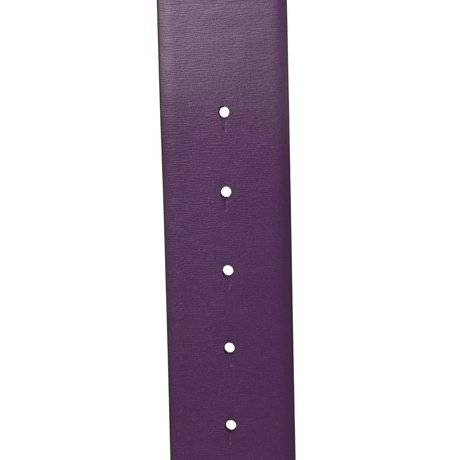 Valentino Garavani Glossy Calfskin VLogo Reversible 40mm Belt 80 32 Feminine Pink Indian Violet 4 of 5