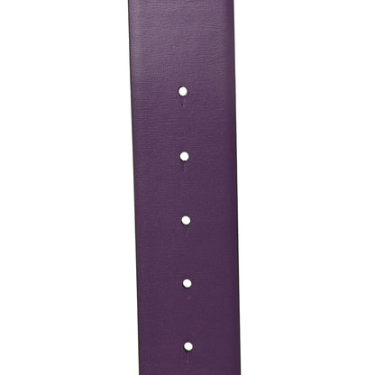 Valentino Garavani Glossy Calfskin VLogo Reversible 40mm Belt 80 32 Feminine Pink Indian Violet 4 of 5