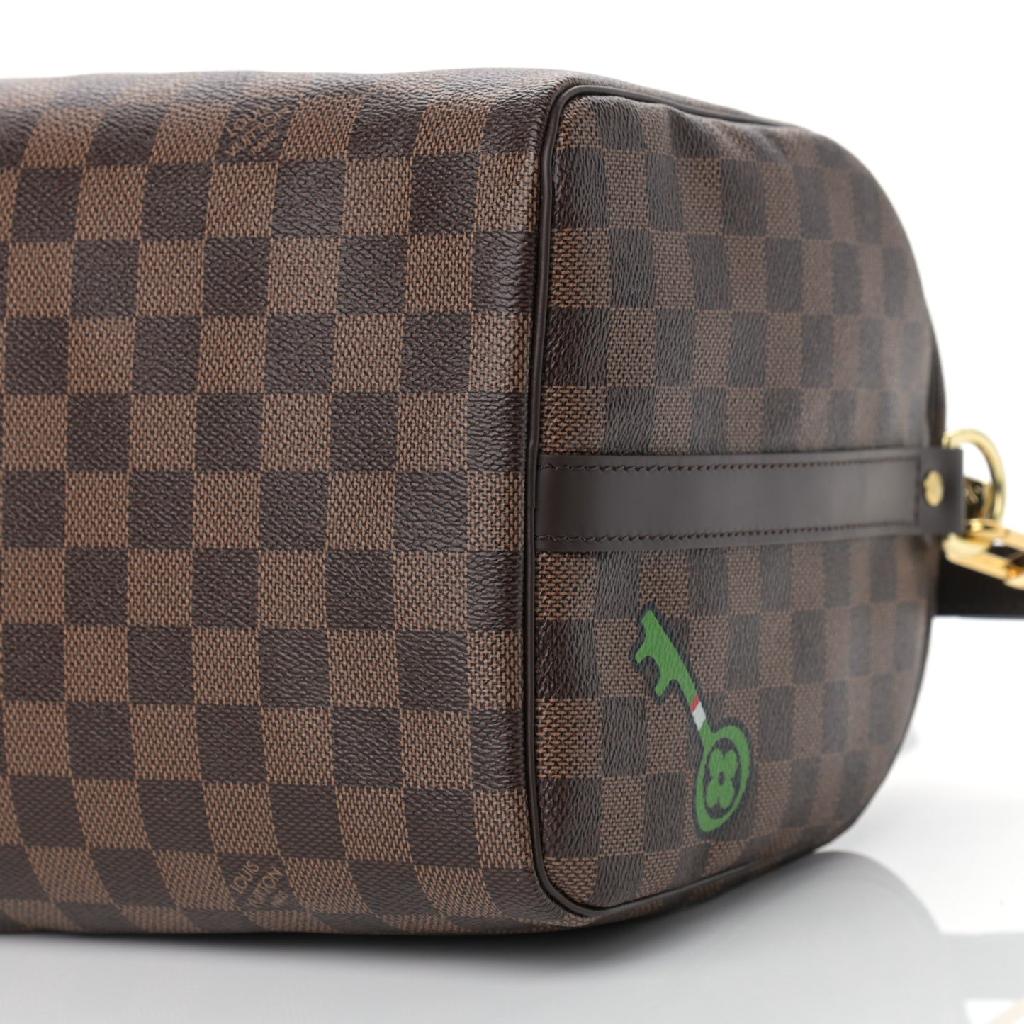 Damier Ebene Patches Speedy Bandouliere 30