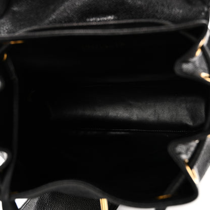 Chanel Caviar Triple CC Backpack Black 6 of 13