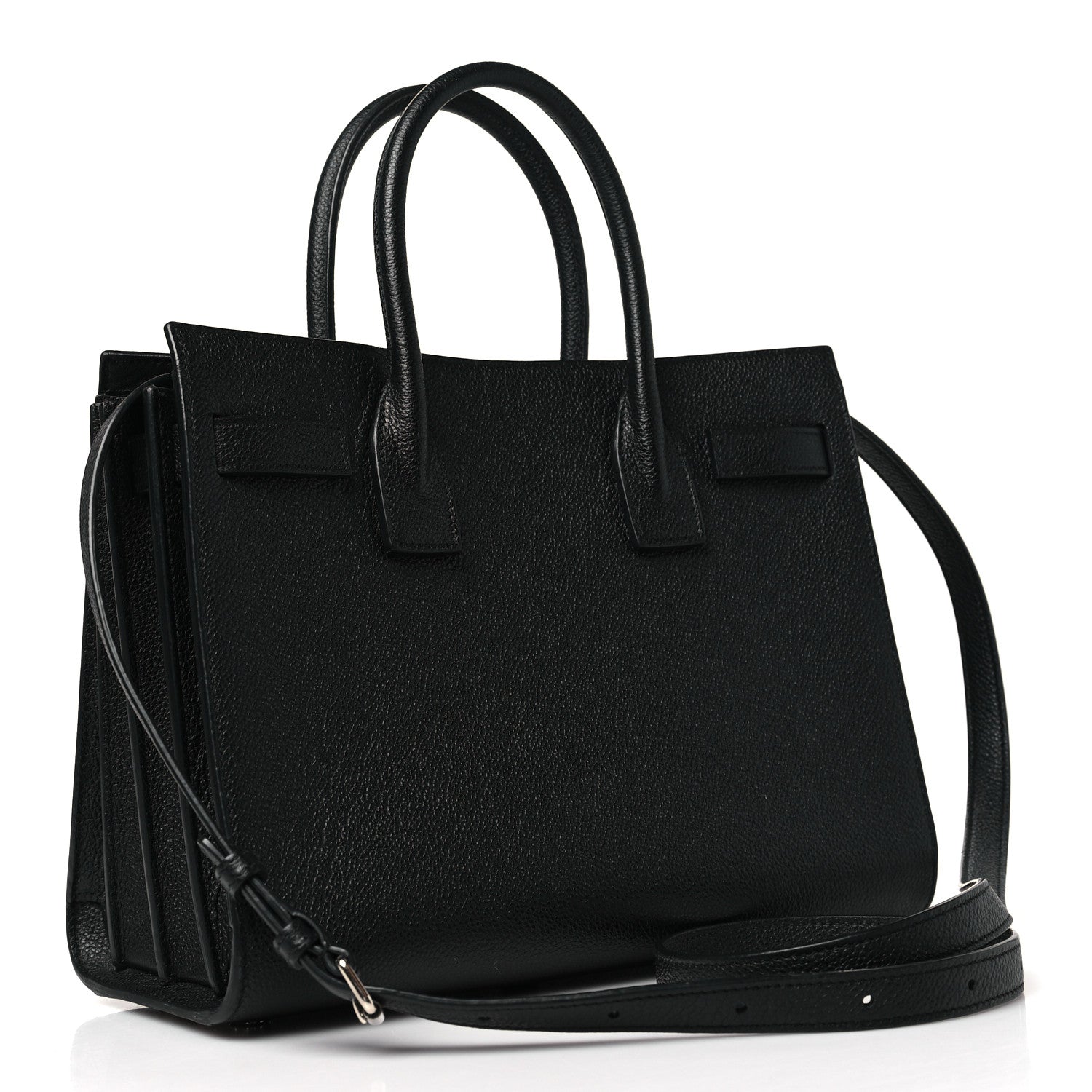 Saint Laurent Grain de Poudre Baby Sac De Jour Black 3 of 9