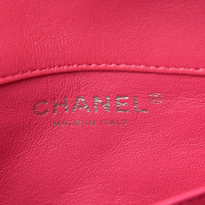 Chanel Lambskin Quilted Extra Mini Rectangular Flap Pink 5 of 9
