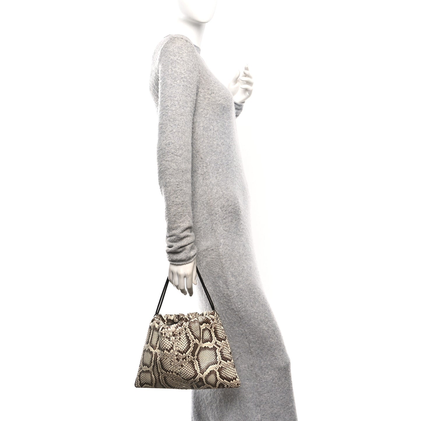 Snakeskin Dustbag Brown