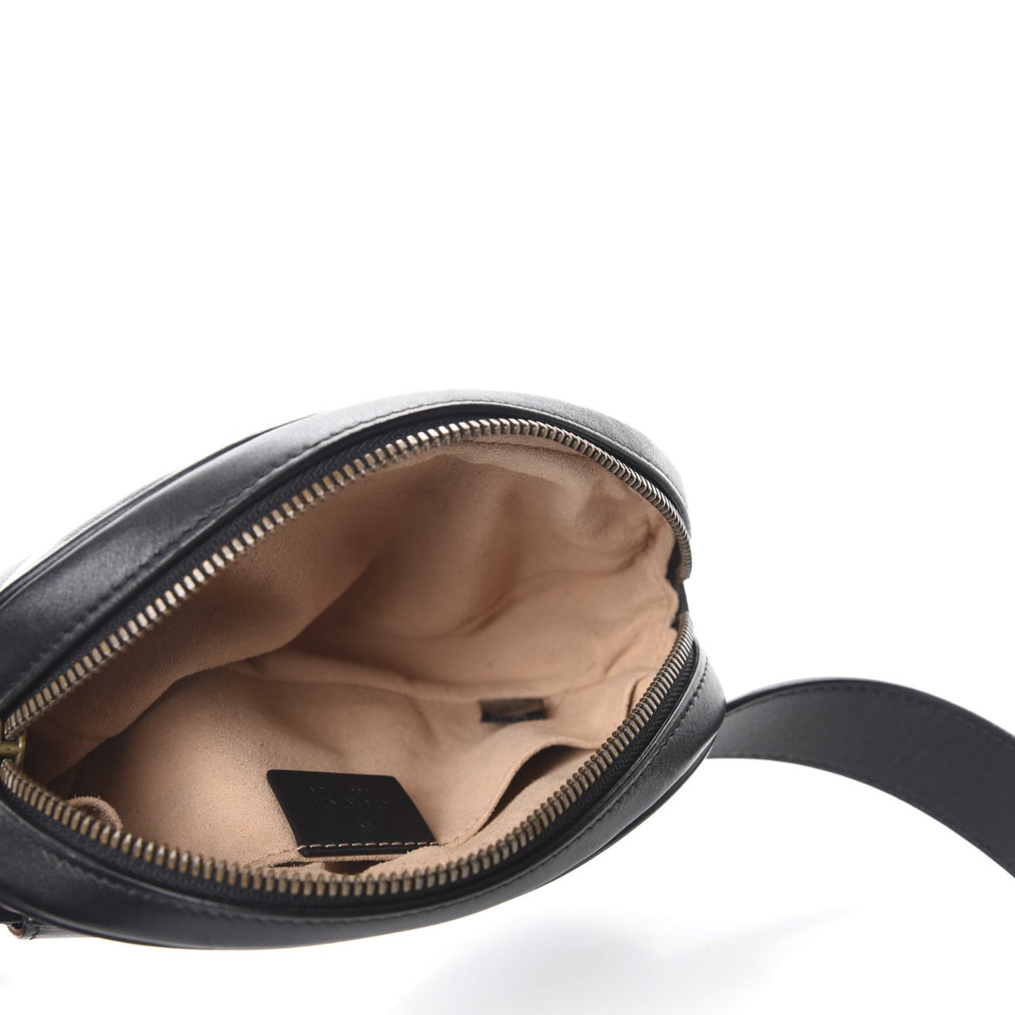 Calfskin Matelasse GG Marmont Belt Bag 85 34 Black