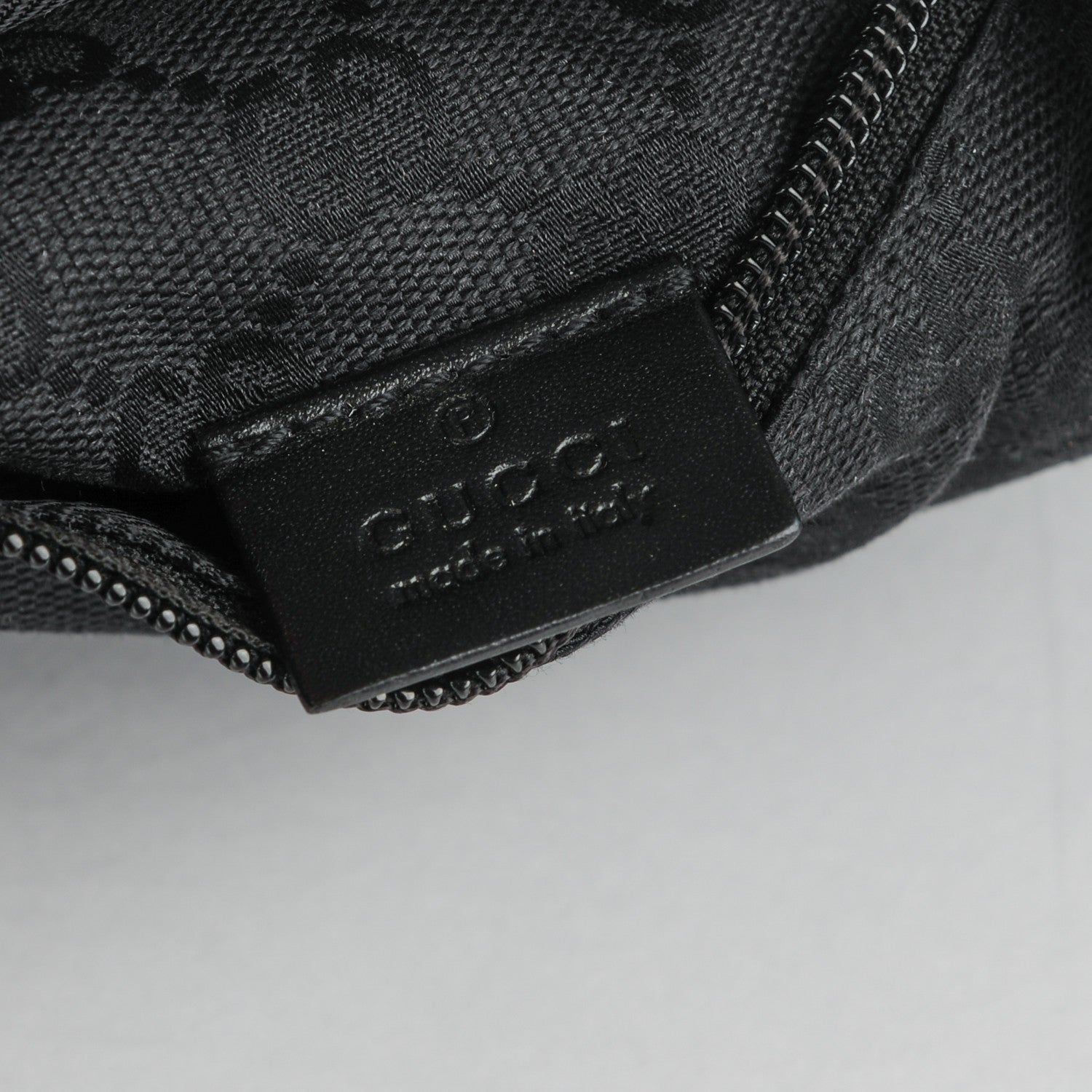 Gucci Monogram Belt Bag Black 7 of 7