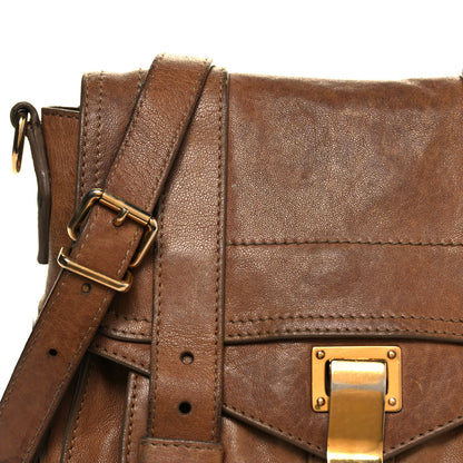 Proenza Schouler Lambskin PS1 Mini Pouch Messenger Bag Saddle 9 of 20