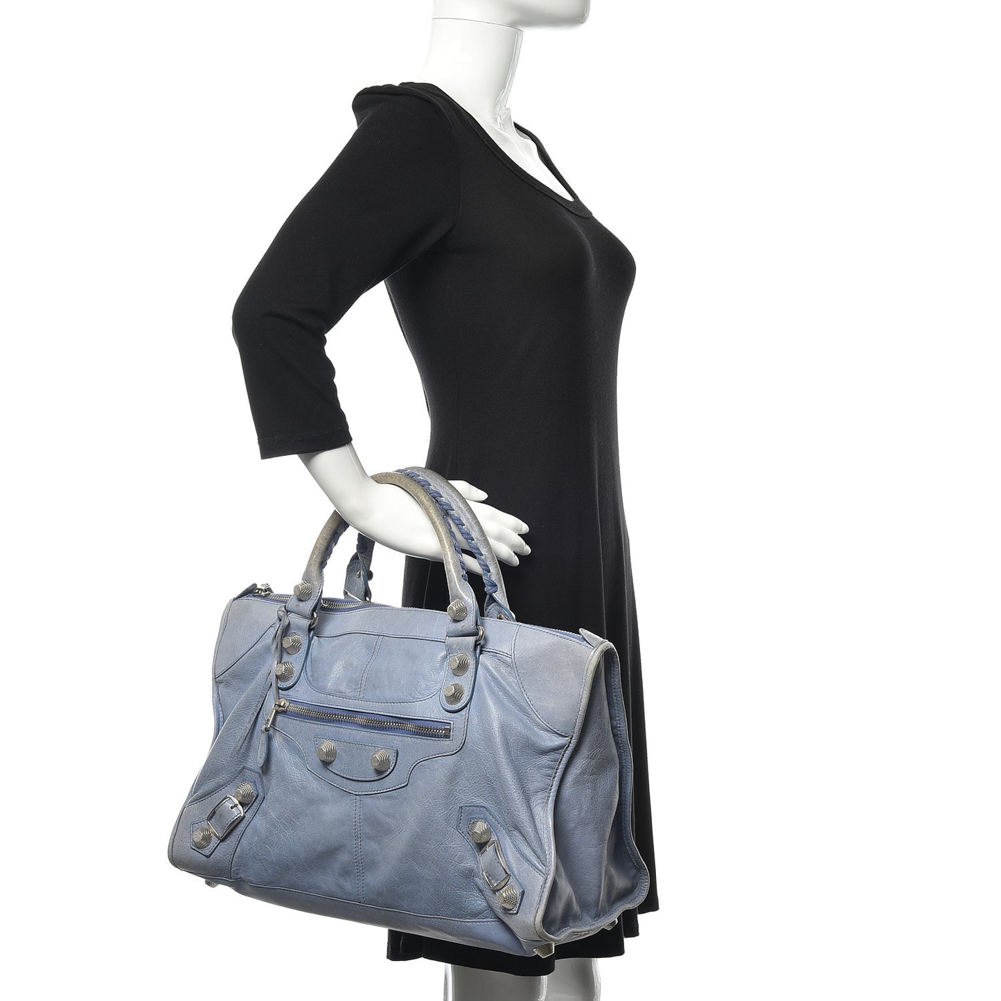 Agneau Giant 21 Silver Hardware Work Nuage