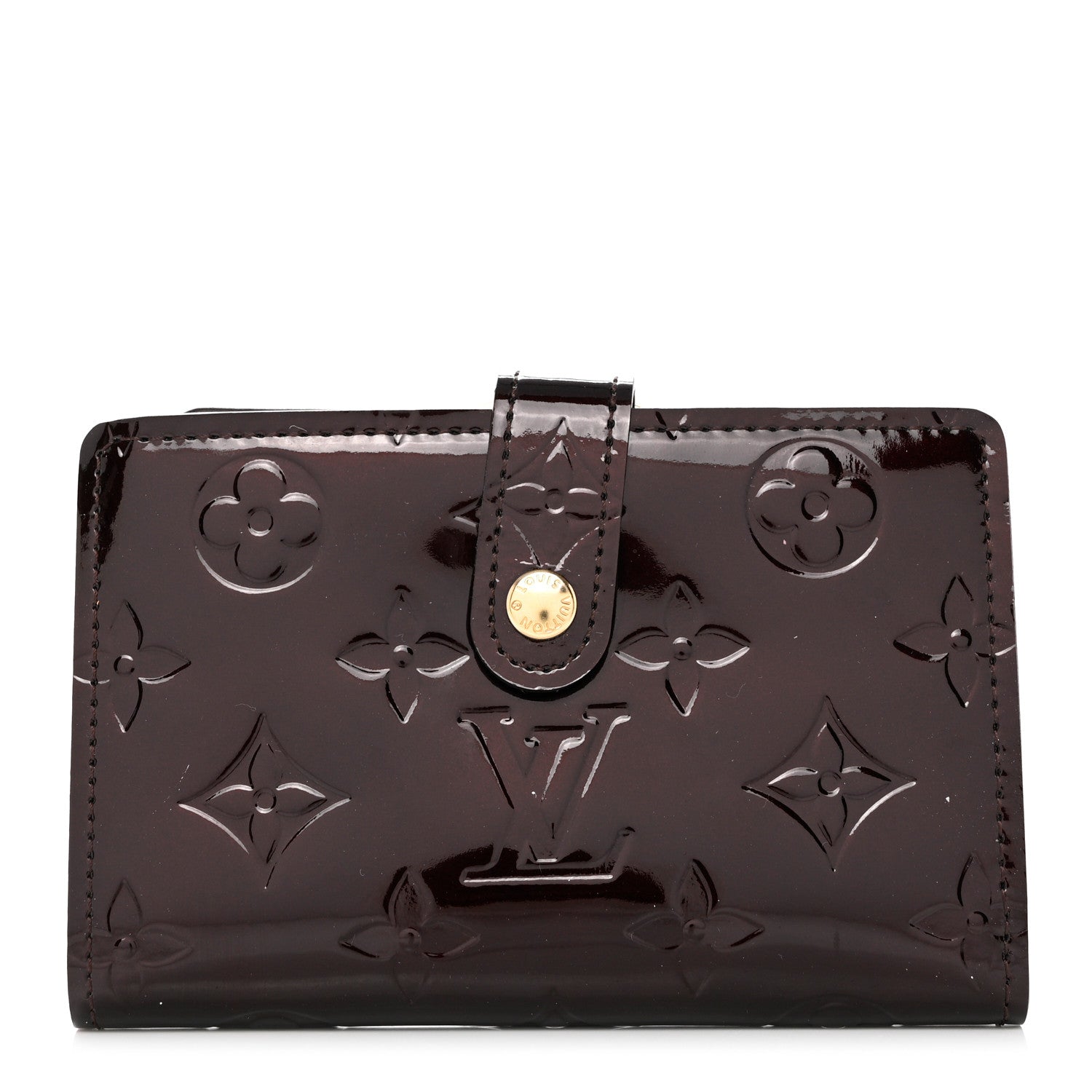 Louis Vuitton Vernis French Purse Wallet Amarante 1 of 8