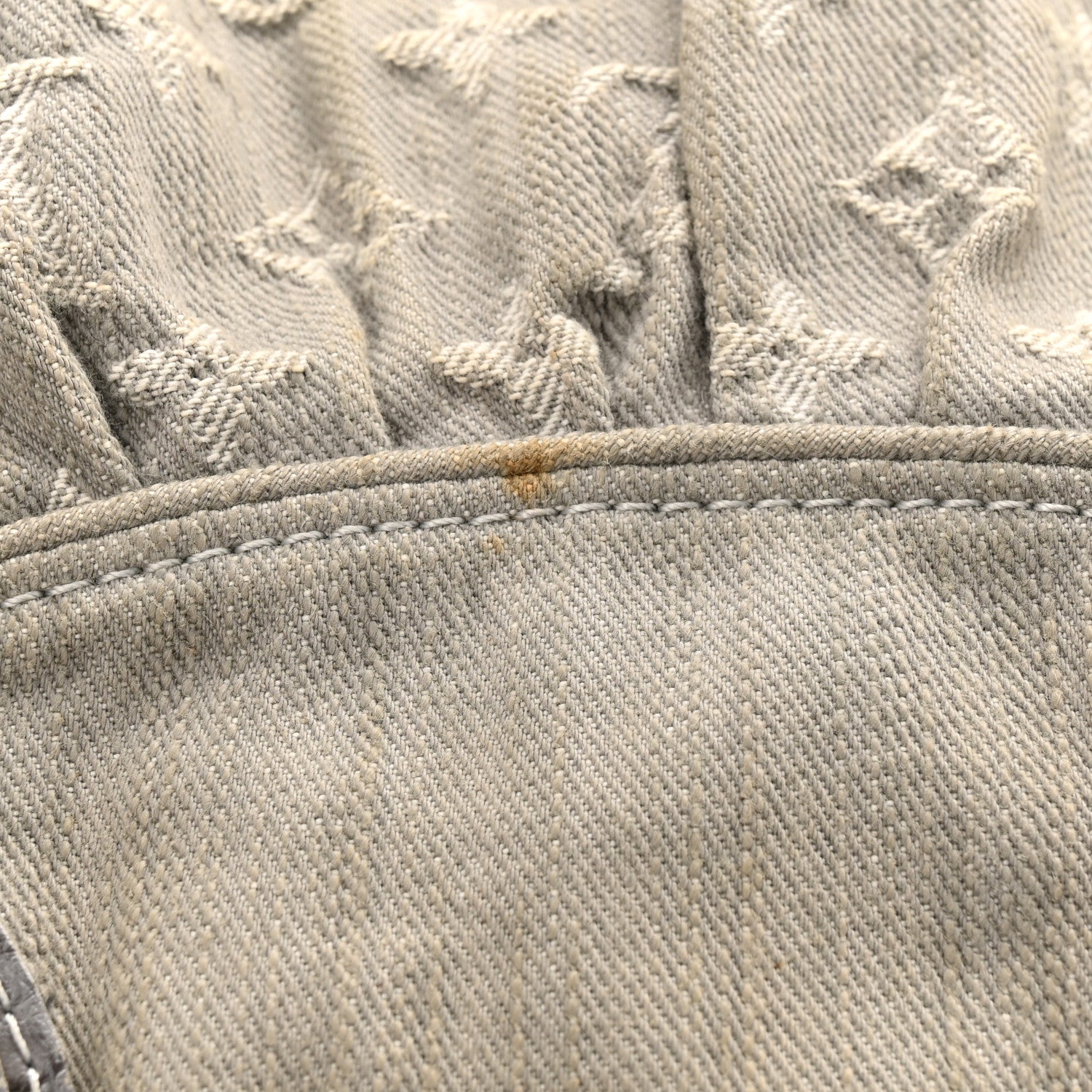 Louis Vuitton Denim Neo Cabby MM Grey 10 of 10